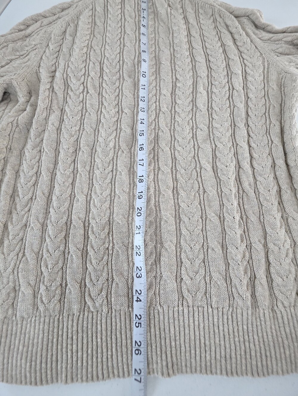 Bobby Jones Georgia Tech Sweater Mens XL NWT Cotton Wool Cable Knit GT - Picture 10 of 10